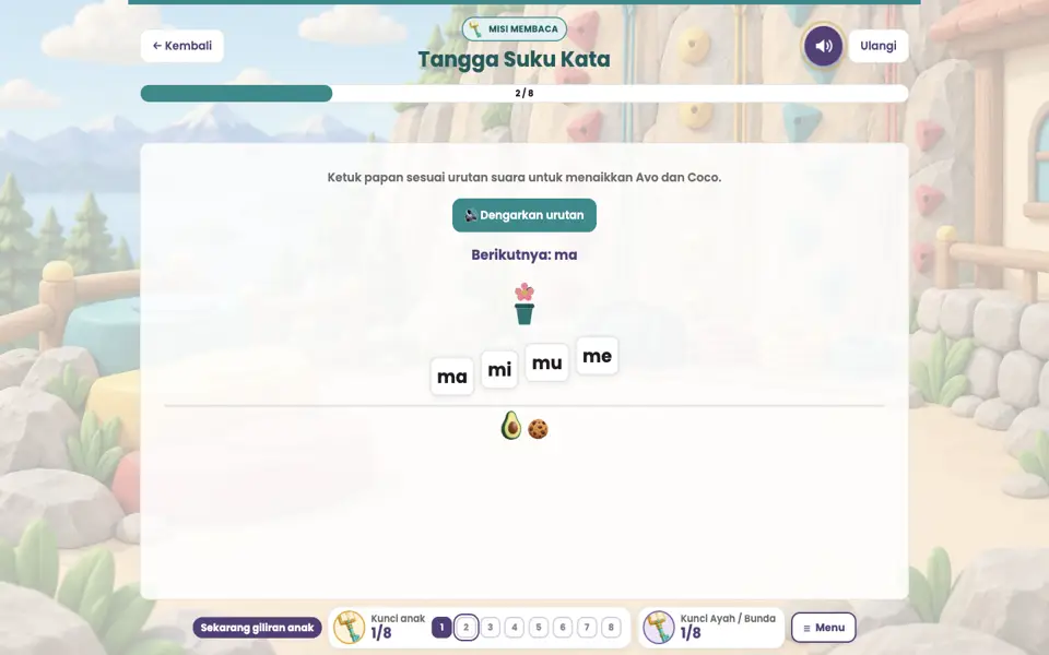 Screenshot anak level 2