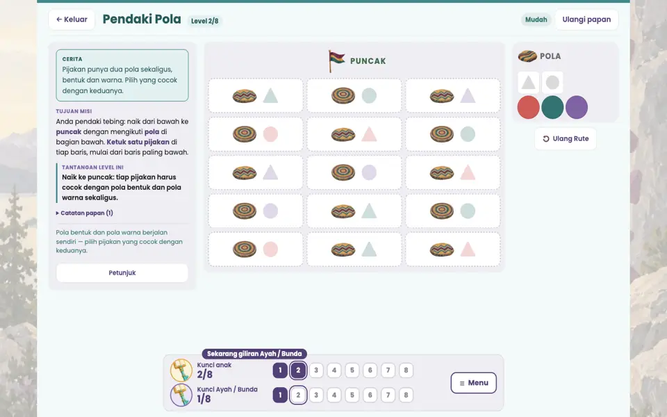 Screenshot ortu level 2