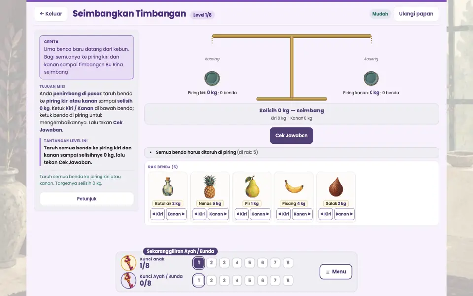 Screenshot ortu level 1