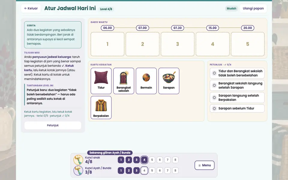 Screenshot ortu level 4