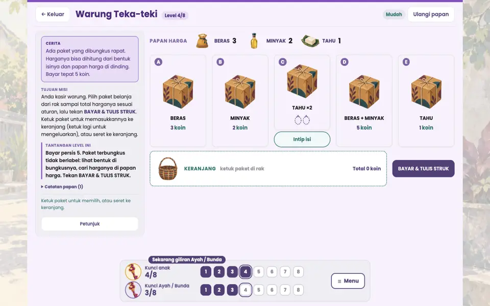 Screenshot ortu level 4